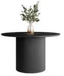 Lookway Esstisch, Schwarz, Holzwerkstoff, 120x76x120 cm, Esszimmer, Tische, Esstische