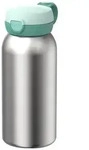 Mepal Edelstahl-Trinkflasche, Mintgr&uuml;n, Metall, Kunststoff, Rund, Kaffee & Tee,
