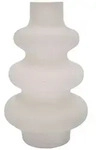 Intirilife Keramik, Wei&szlig;, Keramik, 21.8 cm, Dekoration, Vasen, Keramikvasen