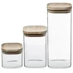 5five Simply Smart Vorratsglas, Transparent, Metall, K&uuml;chenzubeh&ouml;r,