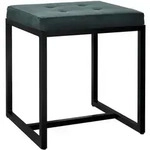CLP Sitzw&uuml;rfel, Gr&uuml;n, Metall, 40x48x40 cm, Wohnzimmer, Hocker, Sitzw&uuml;rfel