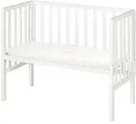 Roba Beistellbett, Wei&szlig;, Holzwerkstoff, 45x90 cm, Babym&ouml;bel, Babybetten,