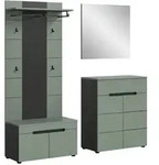 Livetastic Garderobe, Holzwerkstoff, 4-teilig, 175x190x37 cm, FSC Mix, Garderobe,
