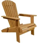 Juskys Liegestuhl, Natur, Holz, 69x94x85 cm, Gartenm&ouml;bel, Gartenst&uuml;hle,