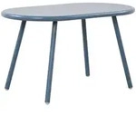 CLP Couchtisch, Blau, Metall, 80x45x45 cm, Wohnzimmer, Wohnzimmertische, Couchtische
