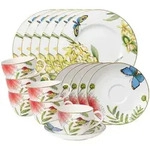 Villeroy & Boch Kaffeeservice, Mehrfarbig, Keramik, 18-teilig, 2x2x2 cm, Essen &