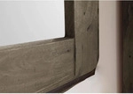 Massivmoebel24 Spiegel, Grau, Holz, Rechteckig, 65x110x6 cm, Spiegel, Wandspiegel