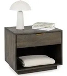 Idimex Nachttisch, Braun, Holz, Echtholz,Mangoholz, Mode, Rechteckig, 60x50x46 cm,