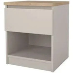 ebuy24 Nachttisch,, Eiche, Holzwerkstoff, 1 Schubladen, 41x50x40 cm, Schlafzimmer,