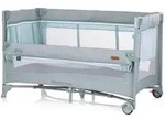 Chipolino Reisebett, T&uuml;rkis, Kunststoff, 60x120 cm, Babym&ouml;bel, Babybetten,