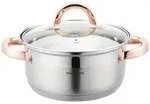 Klausberg Topf, Silber, Glas, Kochen, T&ouml;pfe, Kocht&ouml;pfe
