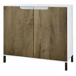 Vladon Kommode, Alteiche, Holzwerkstoff, 92.5x83.5x35 cm, Wohnzimmer, Kommoden &
