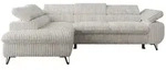 MKS Ecksofa, Beige, Metall, 3-Sitzer, L-Form, 273x208 cm, Oeko-Tex&reg;,...