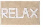 Homescapes Badematte, Beige, Textil, Sprichwort/Zitat, Rechteckig, 50x80 cm,