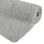 Beautissu Vorleger, Hellgrau, Textil, 60x100 cm, Badtextilien, Badematten