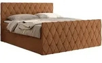 MKS Boxbett, Orange, Textil, 2-Sitzer, H3, 7-Zonen, Rechteckig, 140x200 cm,