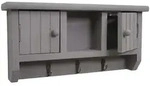 MCW Schl&uuml;sselbrett, Anthrazit, Holz, 40x19x8 cm, Garderobe, Schl&uuml;sselboards &