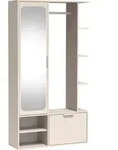 WFL Group Garderobe, Kaschmir, Holzwerkstoff, 9 F&auml;cher, 100x189.4x33 cm,...