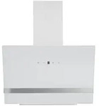 Respekta Dunstabzugshaube Hera, Wei&szlig;, Metall, Glas, A++, 59.5x74.5&ndash;109.5x38.3 cm,