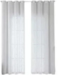 Gardinenbox Vorhang, Wei&szlig;, Textil, 60x245 cm, Oeko-Tex&reg; Standard 100,