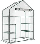 Outsunny Foliengew&auml;chshaus,, Transparent, Kunststoff, 73x195x142 cm,...