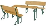 Roba Kinderparty-Garnitur, Natur, Holz, 4-Sitzer, Rechteckig,rechteckig, FSC 100%,