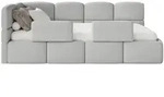 Selsey Kinderbett, Hellgrau, Kunststoff, 1-Sitzer, 120x200 cm, Kinder- &