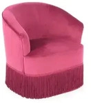 Kayoom Kindersessel, Bordeaux, Textil, 48x50x42 cm, Kinder- & Jugendzimmer,