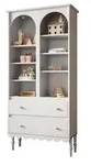 Lookway Babyregal, Wei&szlig;, Holzwerkstoff, 84x183x37 cm, Babym&ouml;bel,...