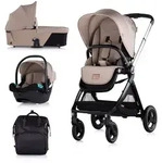 Chipolino Kinderwagen, Braun, Metall, 58x111x75 cm, unisex, Baby on Tour,
