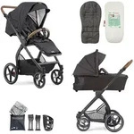 Gesslein Kombikinderwagen FX4 Swing Set, Schwarz, Metall, 6-teilig, 55x130x100...