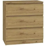 CDF Kommode, Eiche Artisan, Holzwerkstoff, 70x75x40 cm, Wohnzimmer, Kommoden &
