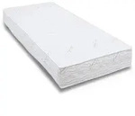 Supportho Kaltschaummatratze, Wei&szlig;, Textil, H2 + H3, 90x200 cm, Schlafzimmer,