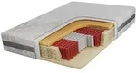 MKS Taschenmatratze, Hellgrau, Textil, H3, F&uuml;llung: Latex, Rechteckig, 120x200...