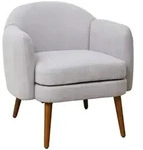 Svita Loungesessel, Grau, Textil, 1-Sitzer, 60x79x68 cm, Wohnzimmer, Sessel,