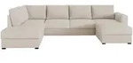 Mirjan24 Wohnlandschaft, Natur, Holz, 7-Sitzer, U-Form,Rechteckig, 305x85x188...