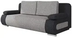 Mirjan24 Schlafsofa, Grau, Kunststoff, 3-Sitzer, Rechteckig, 200x77x92 cm,