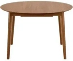 Mid.you Esstisch, Walnuss, Holz, Nussbaum, Kautschukholz, furniert, massiv,...