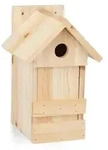 Relaxdays Nistkasten, Hellbraun, Holz, 16x25x14 cm, Gartenzubeh&ouml;r, Gartenpflege,