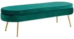Livetastic Hocker, Gr&uuml;n, Metall, oval, 142x41x45 cm, Wohnzimmer, Hocker, Sitzhocker