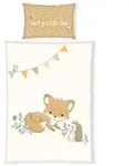 baby best Babybettw&auml;sche Renforc&eacute; Bettw&auml;sche, Braun, Mehrfarbig, Wei&szlig;, Textil,