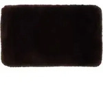 Badteppich, Dunkelbraun, Textil, 120x70 cm, Badtextilien, Badematten