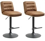 CLP Barhocker, Hellbraun, Metall, 42x94x56 cm, Esszimmer, Barm&ouml;bel, Barhocker