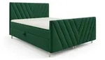 Fun M&ouml;bel Boxbett, Gr&uuml;n, Textil, 160x220 cm, Schlafzimmer, Betten, Boxspringbetten