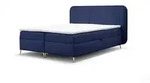 Fun M&ouml;bel Boxbett, Blau, Textil, 200x200 cm, Schlafzimmer, Betten, Boxspringbetten