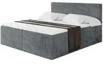 Altdecor Boxbett, Dunkelgrau, Kunststoff, H3, 200x200 cm, Schlafzimmer, Betten,