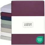 Sch&ouml;ner Wohnen Spannbettlaken, Beere, Textil, 200x200 cm, Oeko-Tex&reg; Standard 100,
