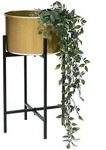 DanDiBo Blumenhocker, Gold, Metall, 20x49x20 cm, Wohnzimmer, Wohnzimmertische,