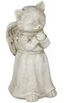 Relaxdays Grabschmuck, Creme, Kunststoff, 8.5x18x9 cm, Dekoration, Skulpturen &