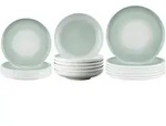 Seltmann Weiden Teller-Set, Mintgr&uuml;n, Keramik, 18-teilig, Rund, 2x2x2 cm, Essen &